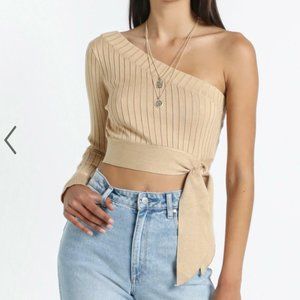 Showpo Kaydee Top in Beige